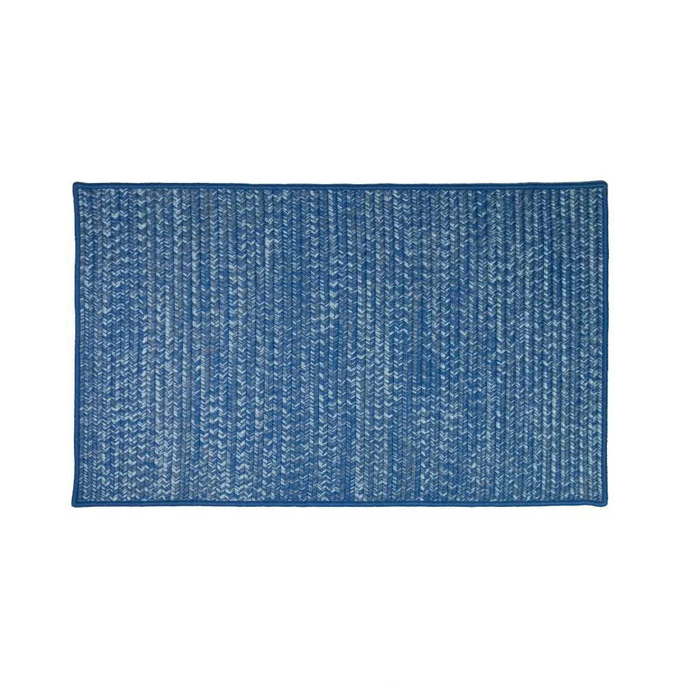 Colonial Mills CR24 Crestwood Tweed Doormats - Highland Blue 18" x 30"